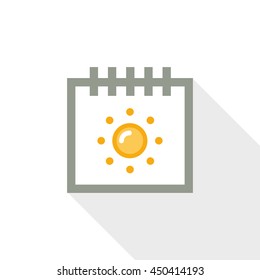 Calendar vector illustrator & conceptual icon