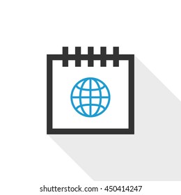 Calendar vector illustrator & conceptual icon