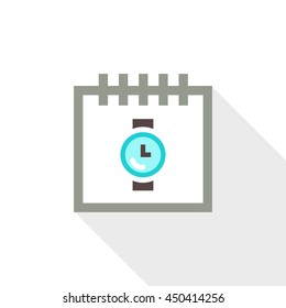 Calendar vector illustrator & conceptual icon