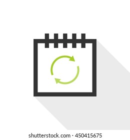 Calendar vector illustrator & conceptual icon