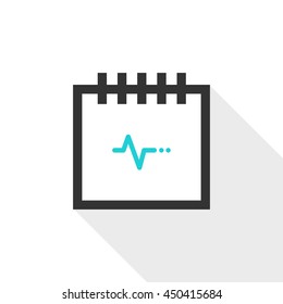 Calendar vector illustrator & conceptual icon
