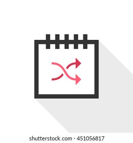 Calendar vector illustrator & conceptual icon