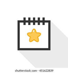 Calendar vector illustrator & conceptual icon