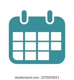Vektorbild-Designsymbol im Kalender