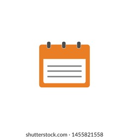 calendar vector logo design, icon illustration, week