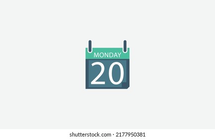 Calendar vector logo design template