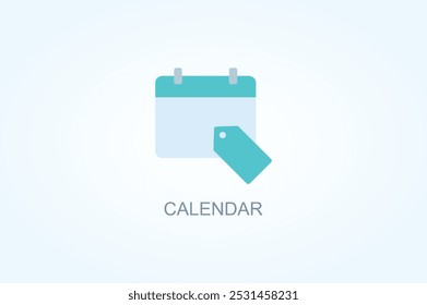 Ilustración De Vector De Calendario O Símbolo De Logotipo