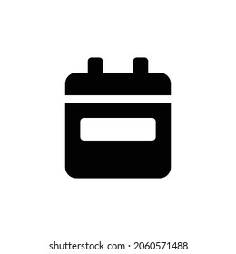 calendar week Icon. Flat style design isolated on white background. Vector illustration