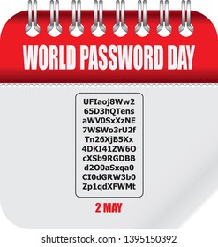 Calendar World Password Day with complex passwords embodiments