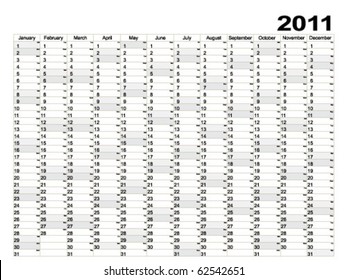 8,515 2011 calendar Images, Stock Photos & Vectors | Shutterstock