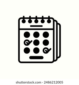 calendaricon, isolated glyph icon theme seo