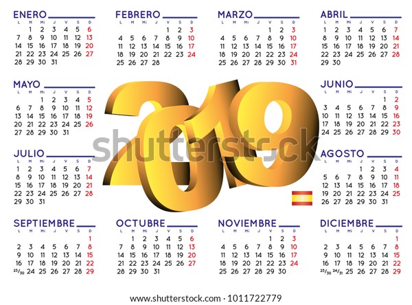 Calendario Diciembre 2018 Enero Febrero Marzo 2019