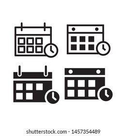 Calendars icon vector design template