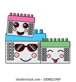 calendars kawaii icon image 