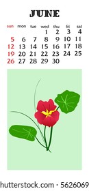 Calender 2011, June