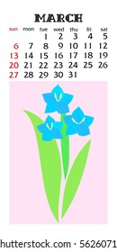 Calender 2011, March