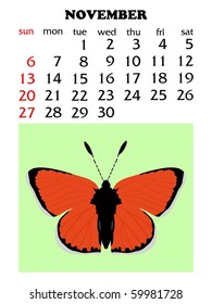 Calender 2011, November