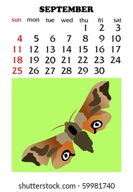 Calender 2011, September