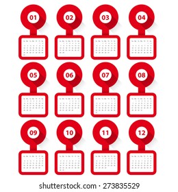 Calender 2016 Minimal Design