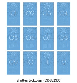 Calender 2016 Minimal Design