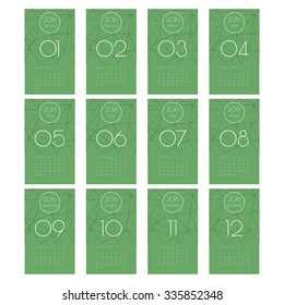 Calender 2016 Minimal Design