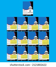 calender for 2025,vector calender for full years 2025