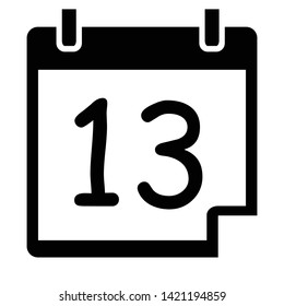 Calender Date Symboll Icon Vector Illustration