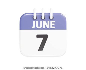 Calender icon 3d render illustration