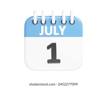 Calender icon 3d render illustration