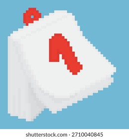 Calender Icon 8 Bitmap Style