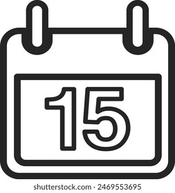 calender icon design eps 10