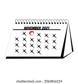 Calender icon design template vector