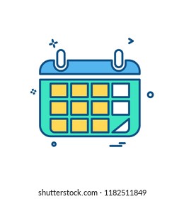 Calender icon design vector