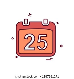 Calender icon design vector