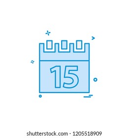 Calender icon design vector