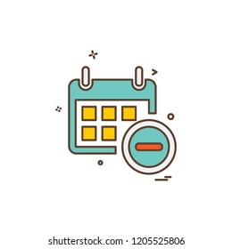 Calender icon design vector