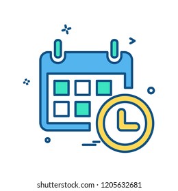 Calender icon design vector 