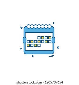 Calender icon design vector