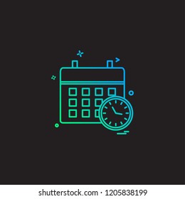 Calender icon design vector