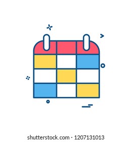 Calender icon design vector