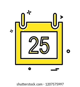 Calender icon design vector 