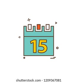 Calender icon design vector