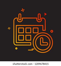 Calender icon design vector 