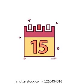 Calender icon design vector