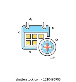 Calender icon design vector