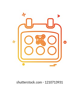 Calender icon design vector