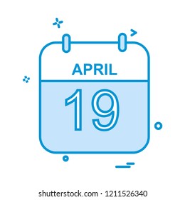 Calender icon design vector 