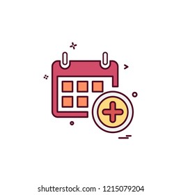 Calender icon design vector