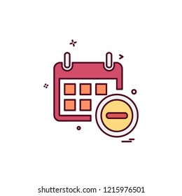 Calender icon design vector