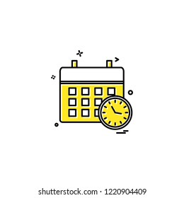 Calender icon design vector